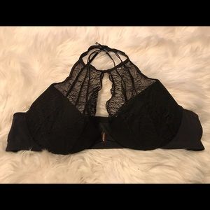 Cacique Intimates & Sleepwear - Cacique black lace halter plunge 42B Cacique Intimates & Sleepwear - Cacique black lace halter plunge 42B
